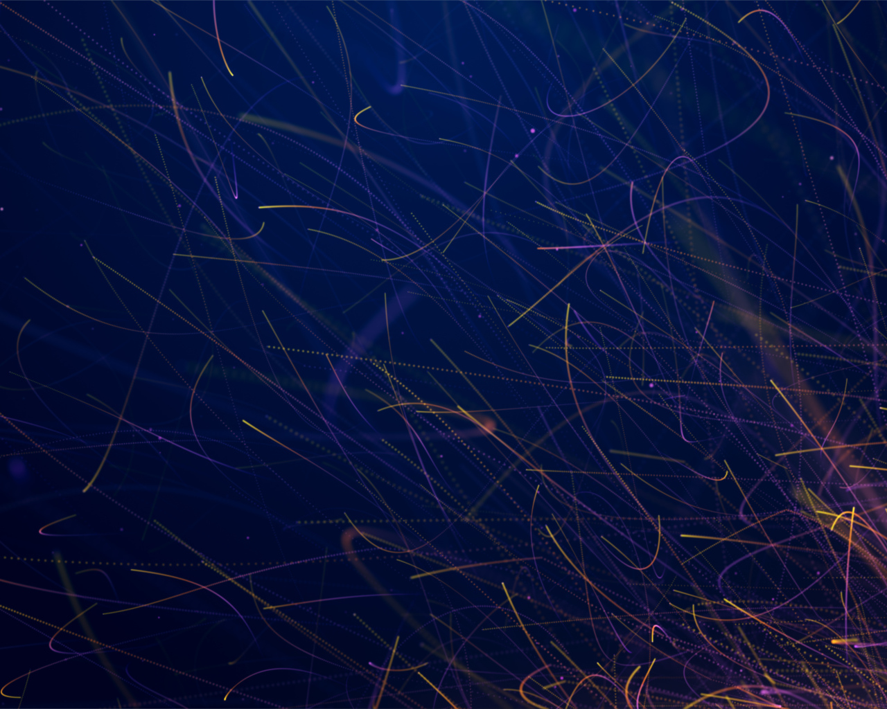 Огненные искры на синем фоне, 3д графика