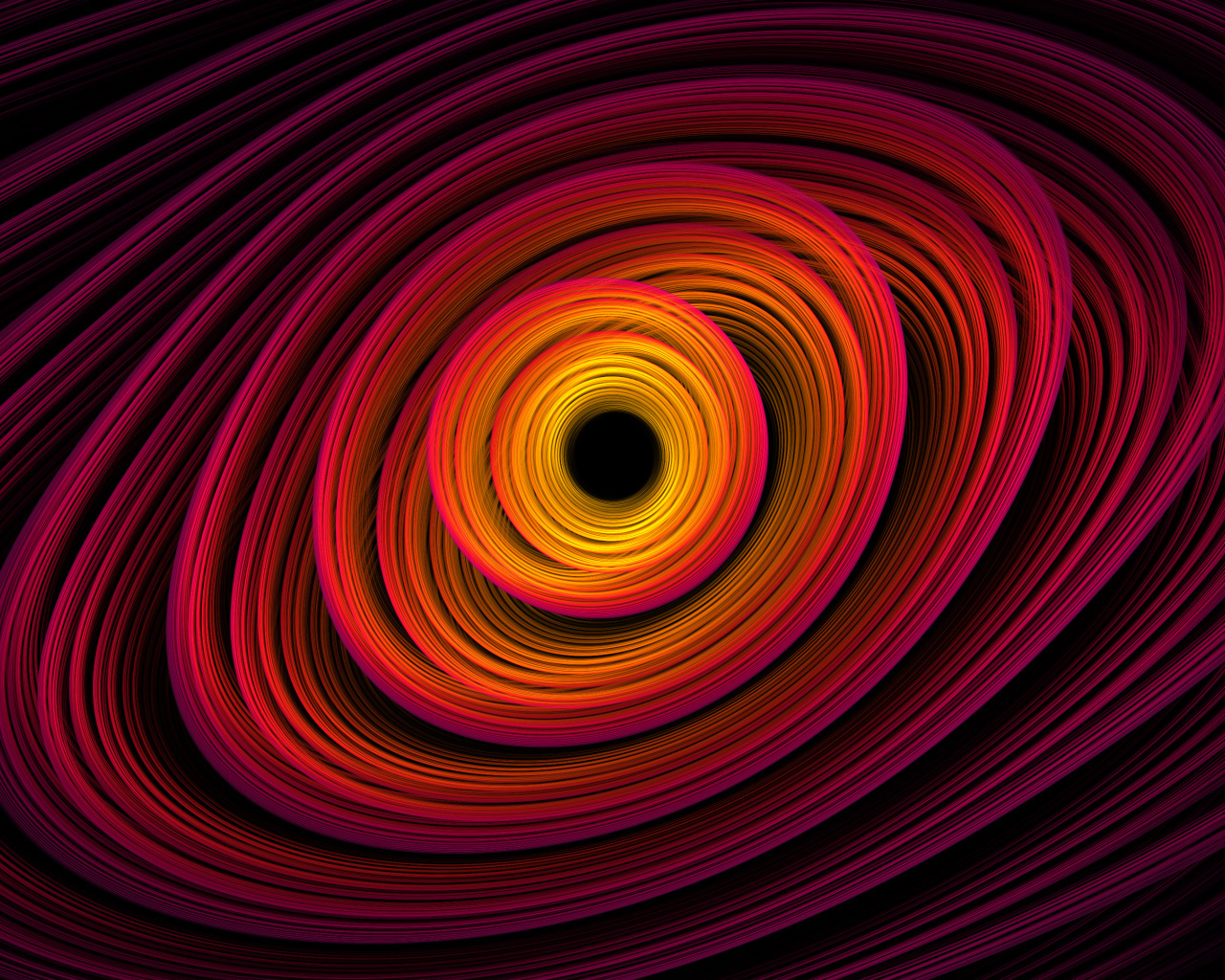 Фрактальная розовая спираль 