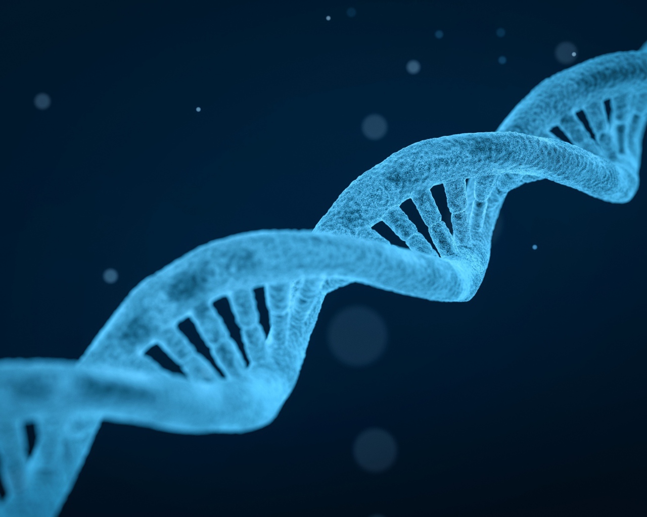 Голубая структура молекул ДНК