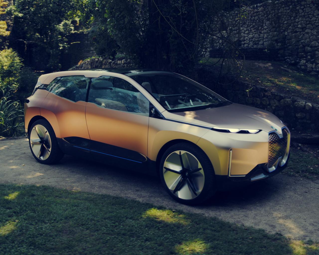 BMW Vision INEXT SUV on the road