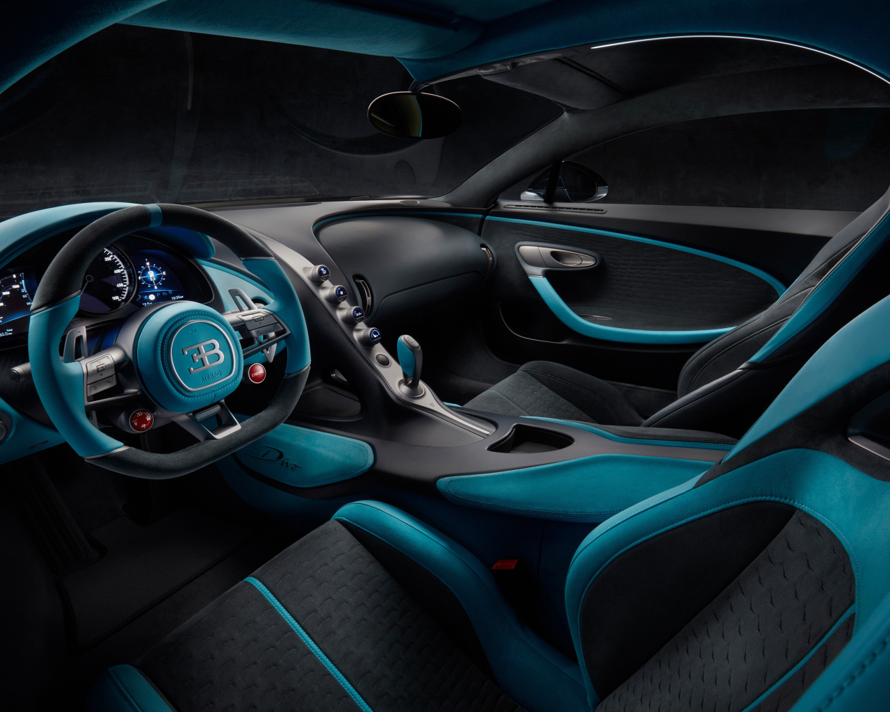 Кожаный салон автомобиля  Bugatti Divo, 2019 года