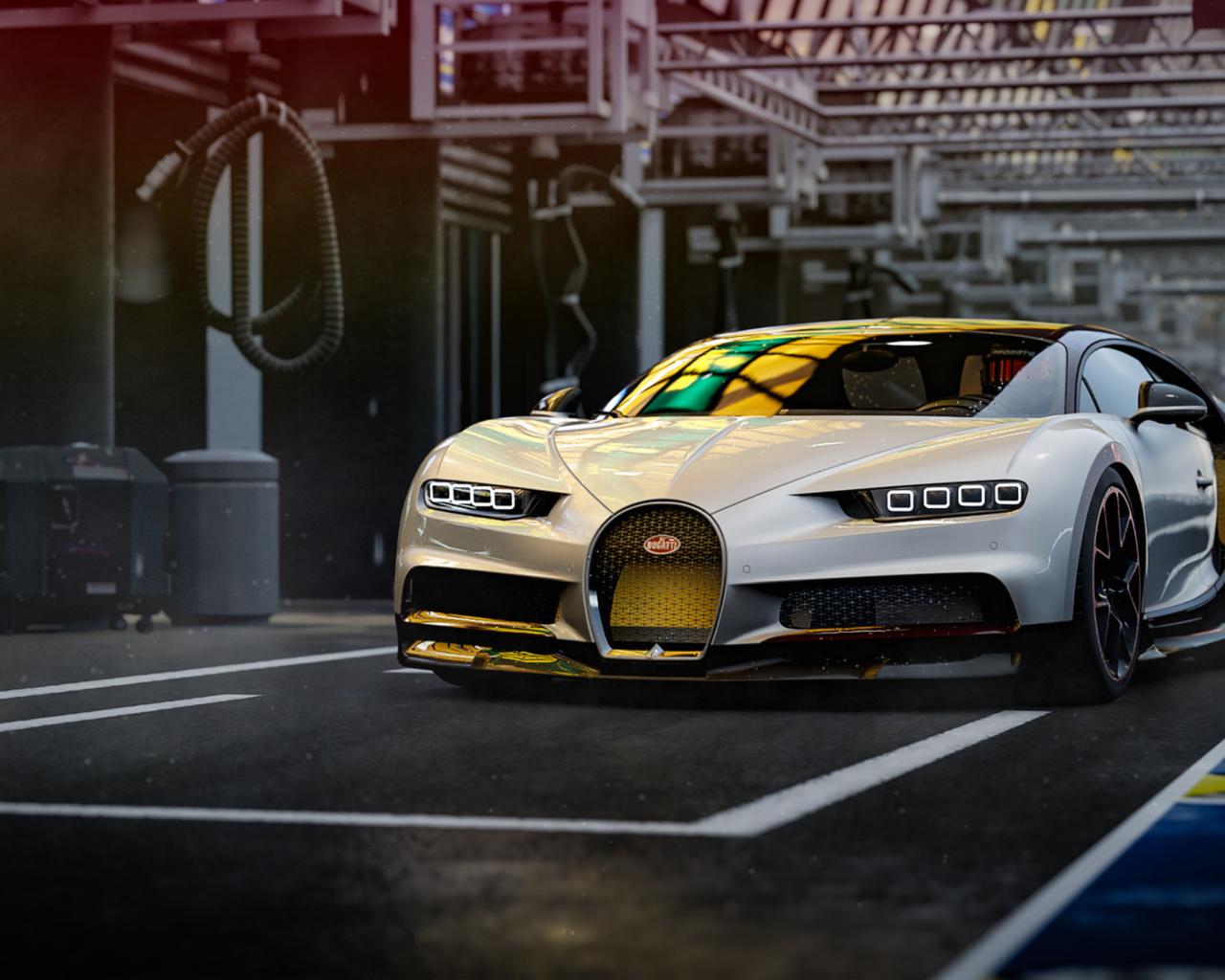 Спортивный автомобиль Bugatti Chiron 1500