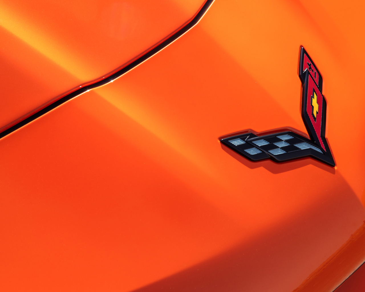 Логотип автомобиля Chevrolet Corvette, 2019
