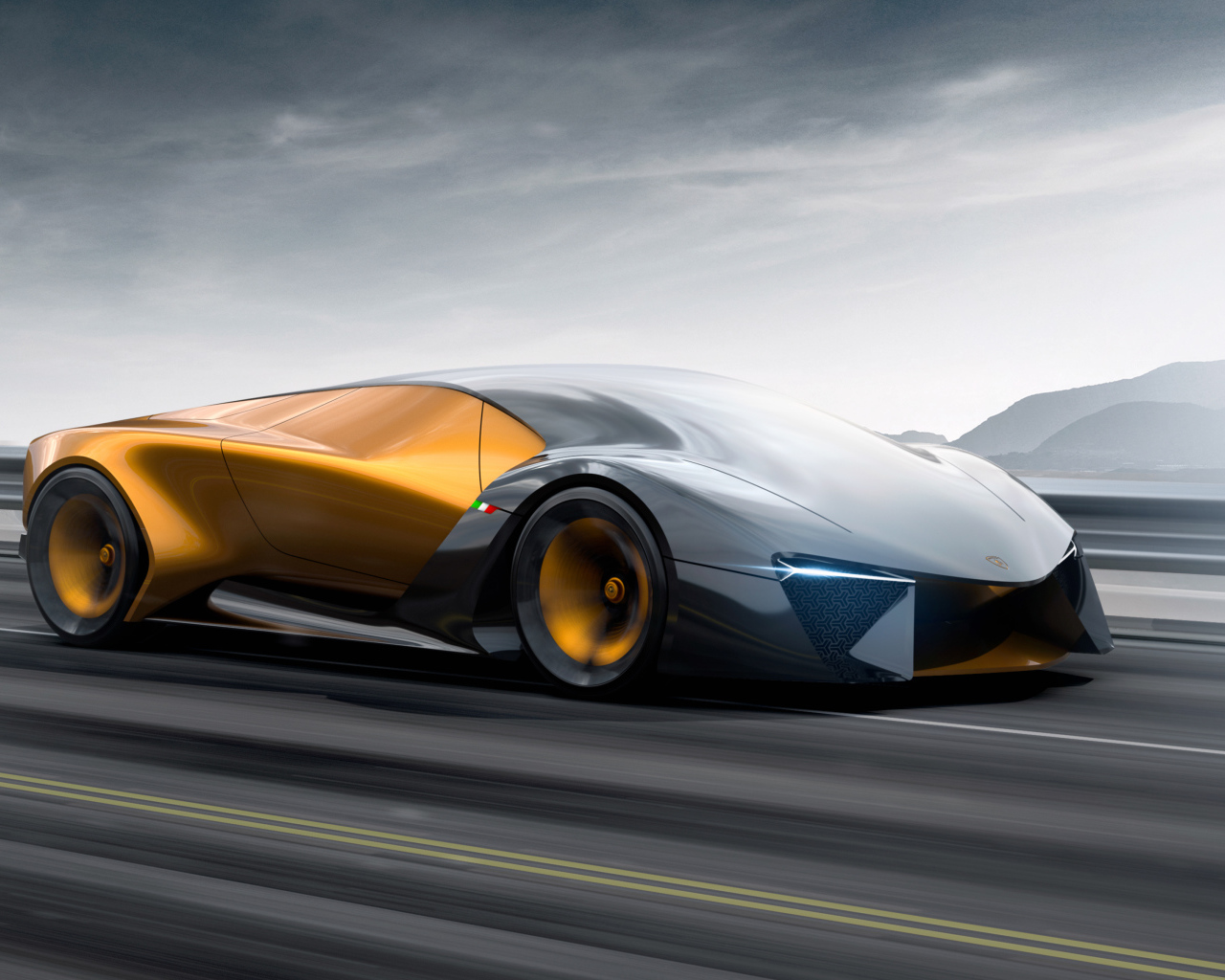 Быстрый новый автомобиль Lamborghini Terzo Millennio 2019