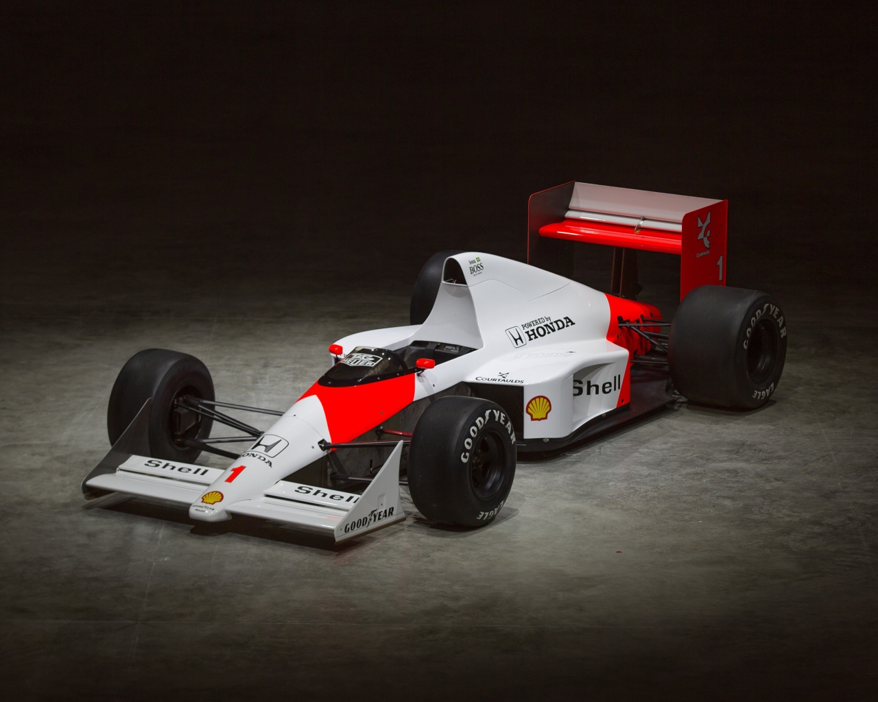 Racing car McLaren Senna P15, 2018