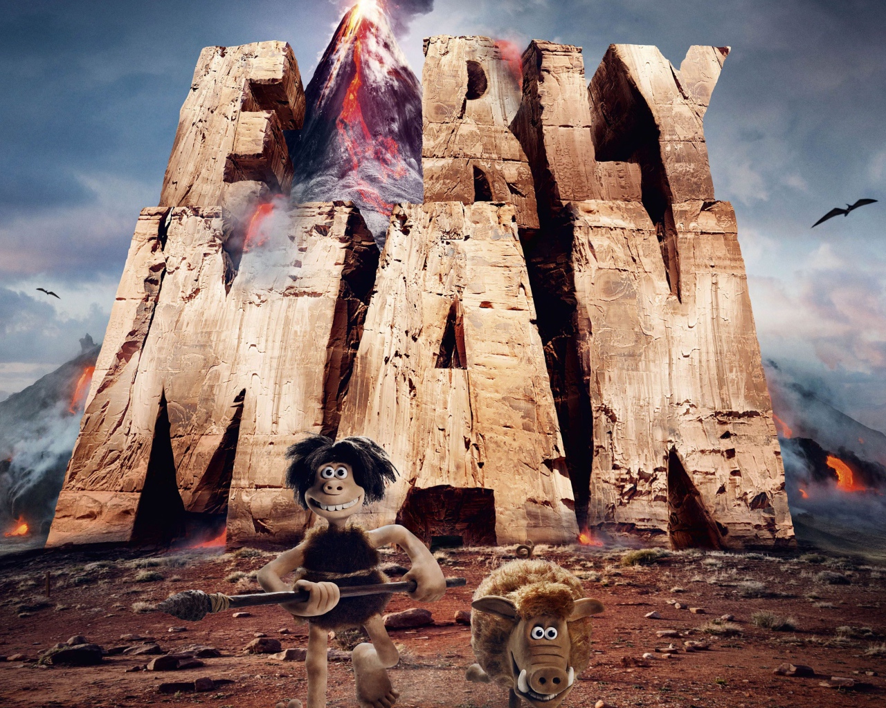 Постер мультфильма Дикие предки, 2018