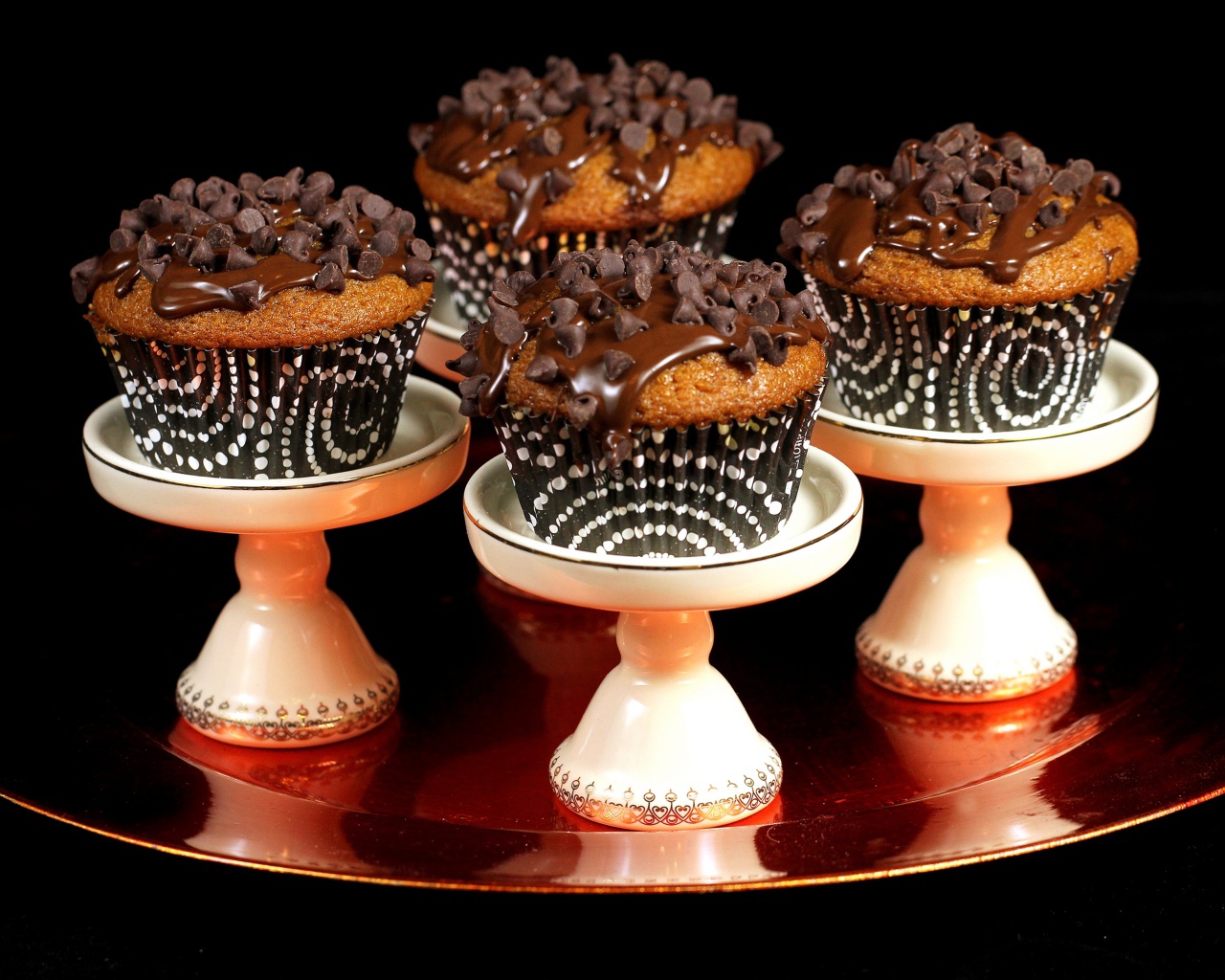 Аппетитные кексы с шоколадной крошкой