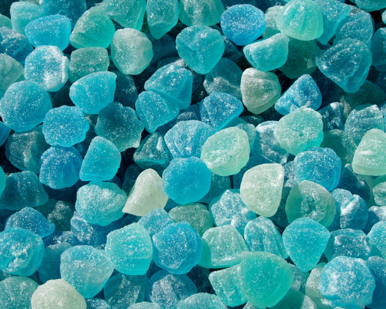 Голубые конфеты желе