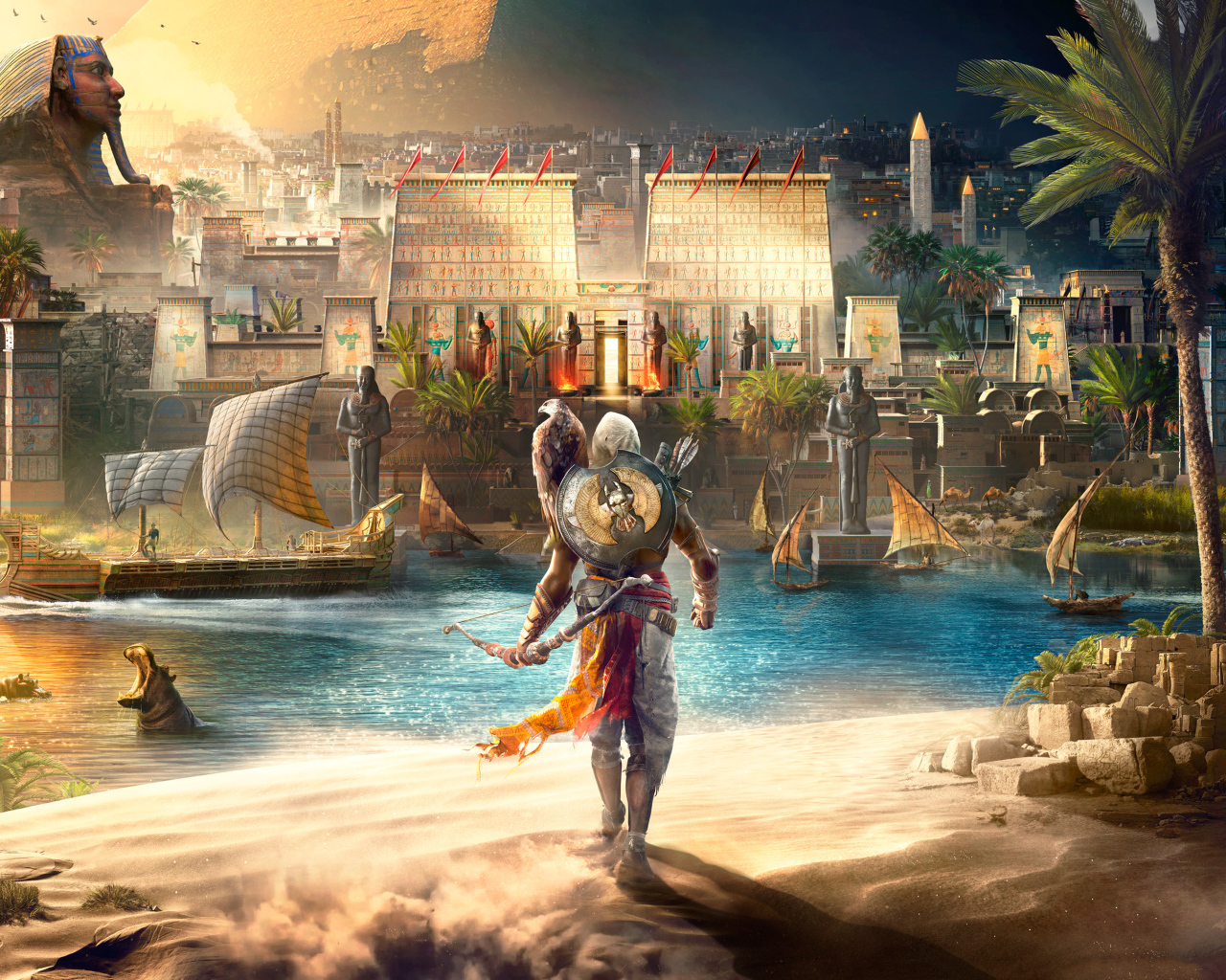 Кадр компьютерной игры Assassin's Creed Odyssey, 2018