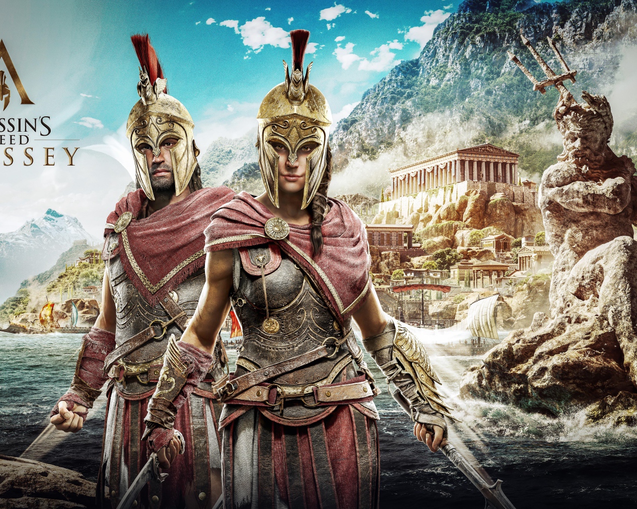 Постер компьютерной игры Assassin's Creed Odyssey, 2018