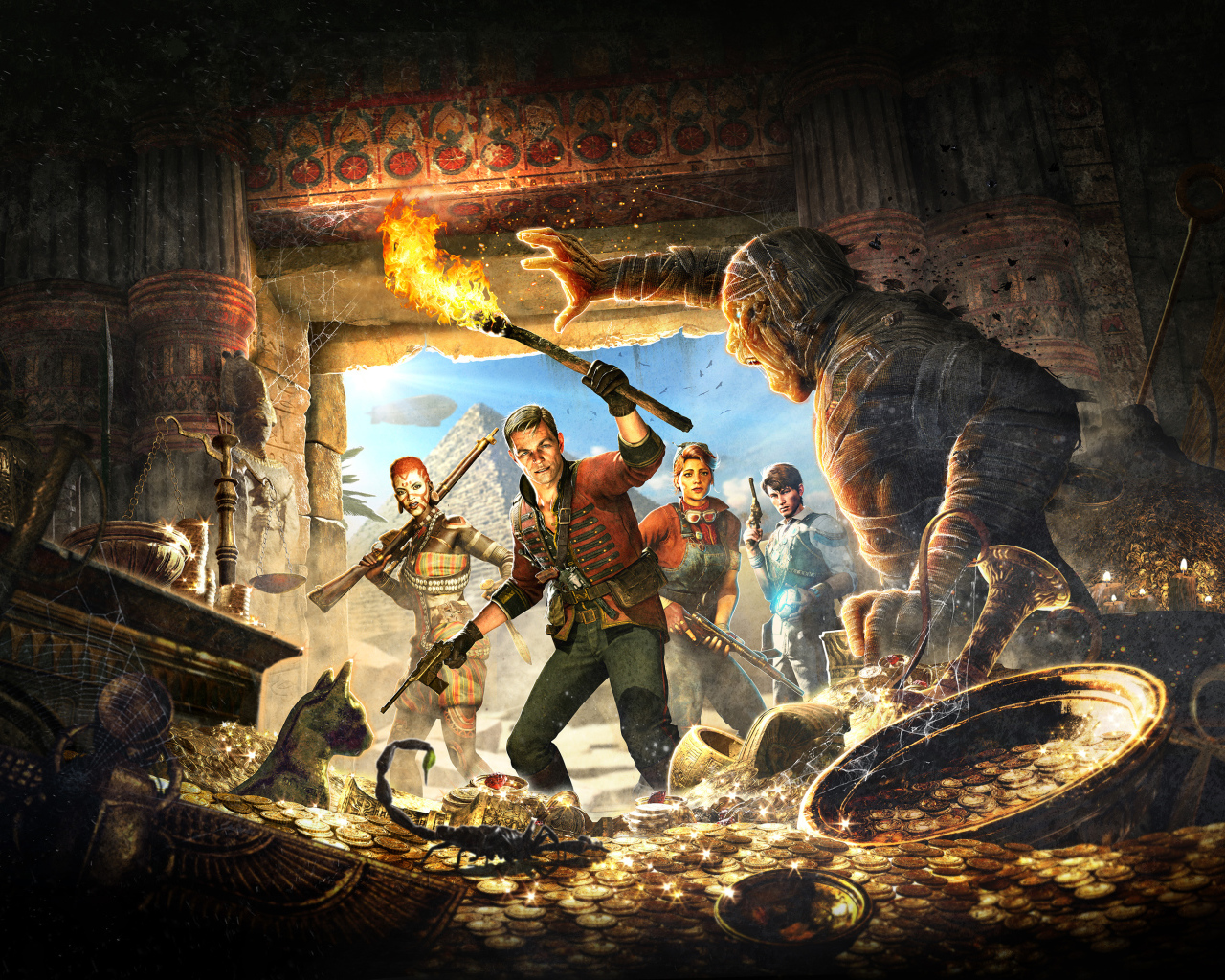 Постер компьютерной игры Strange Brigade, 2018