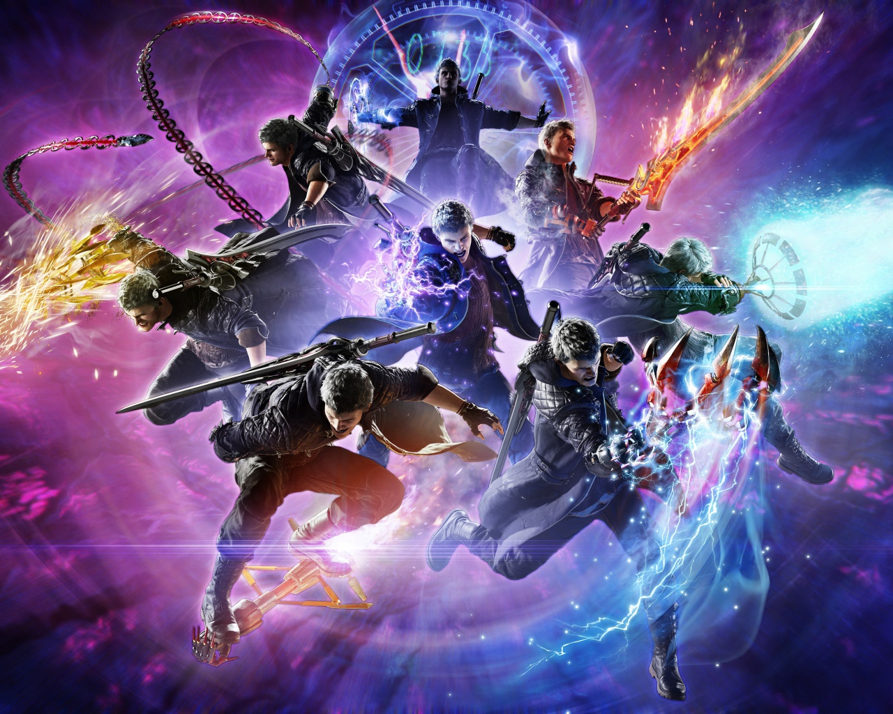 Постер компьютерной игры Devil May Cry 5, 2019