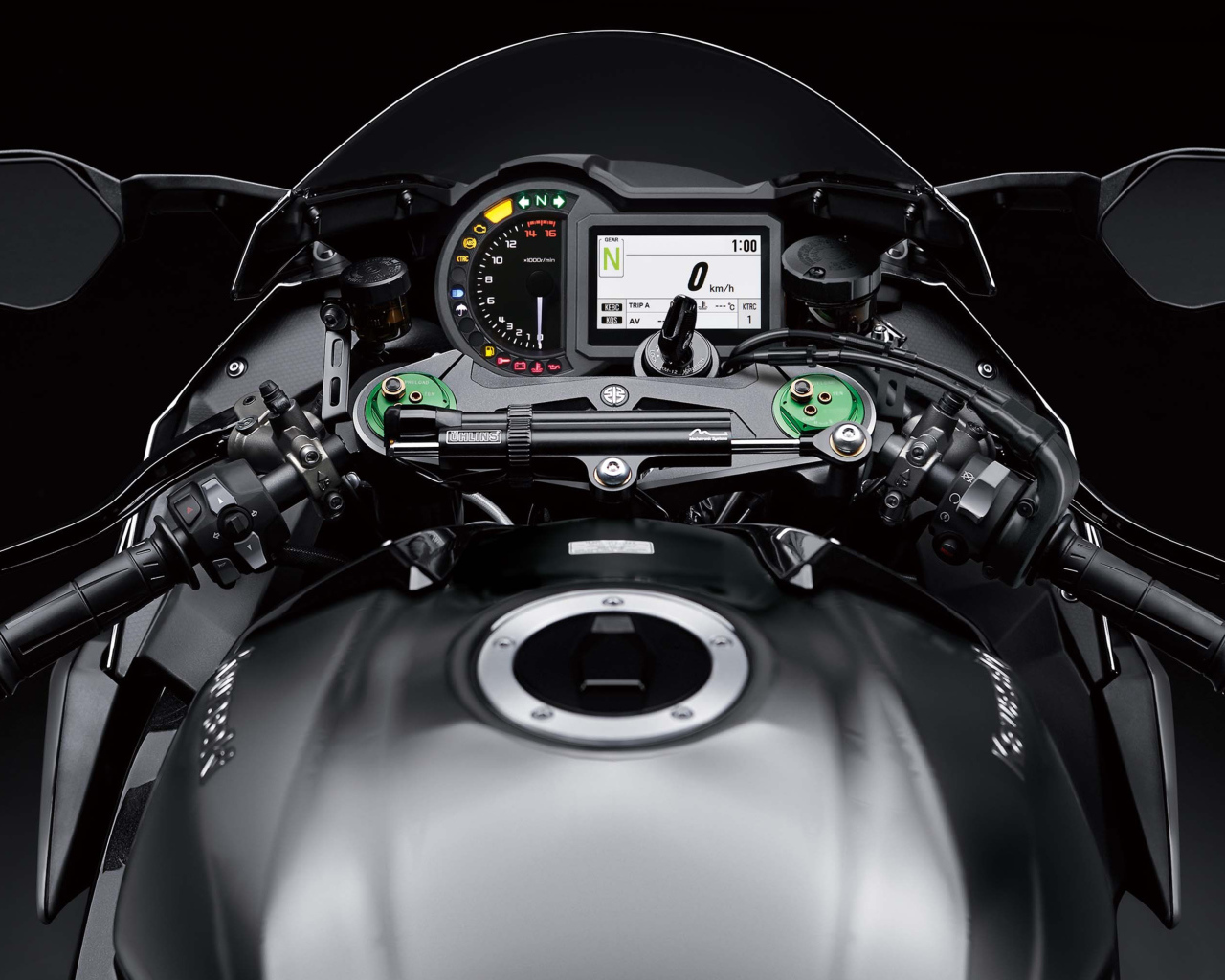 Панель приборов мотоцикла  Kawasaki Ninja H2, 2019