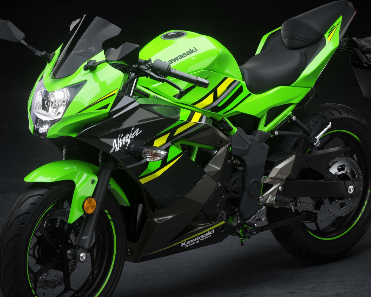 Новый мотоцикл Kawasaki Ninja 125, 2019 года