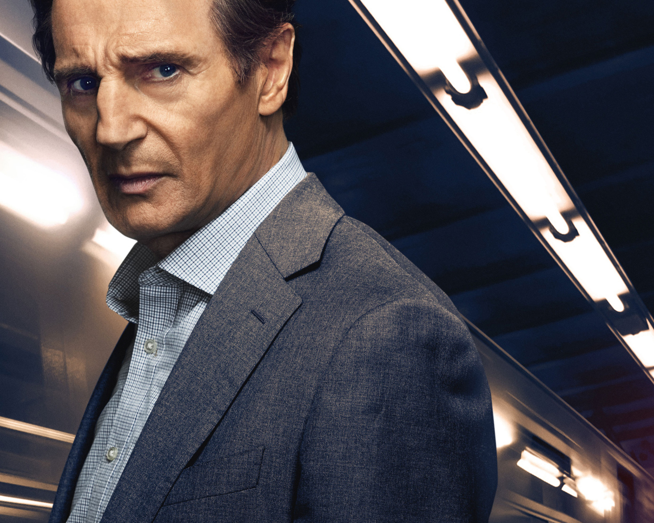 Актер Лиам Нисон в новом фильме Пассажир, 2018