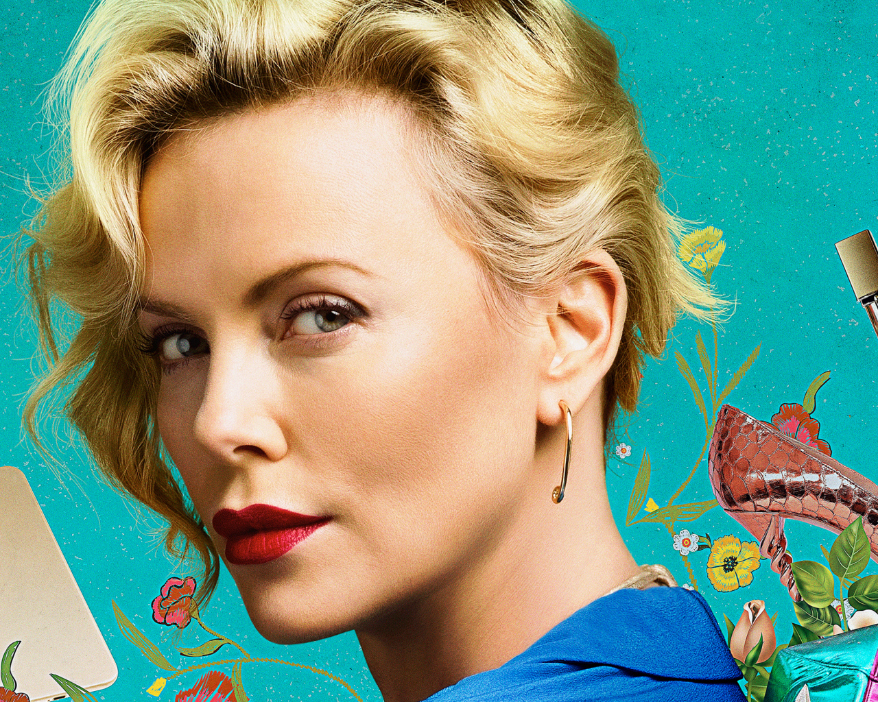 Актриса Шарлиз Терон в фильме Опасный бизнес, 2018