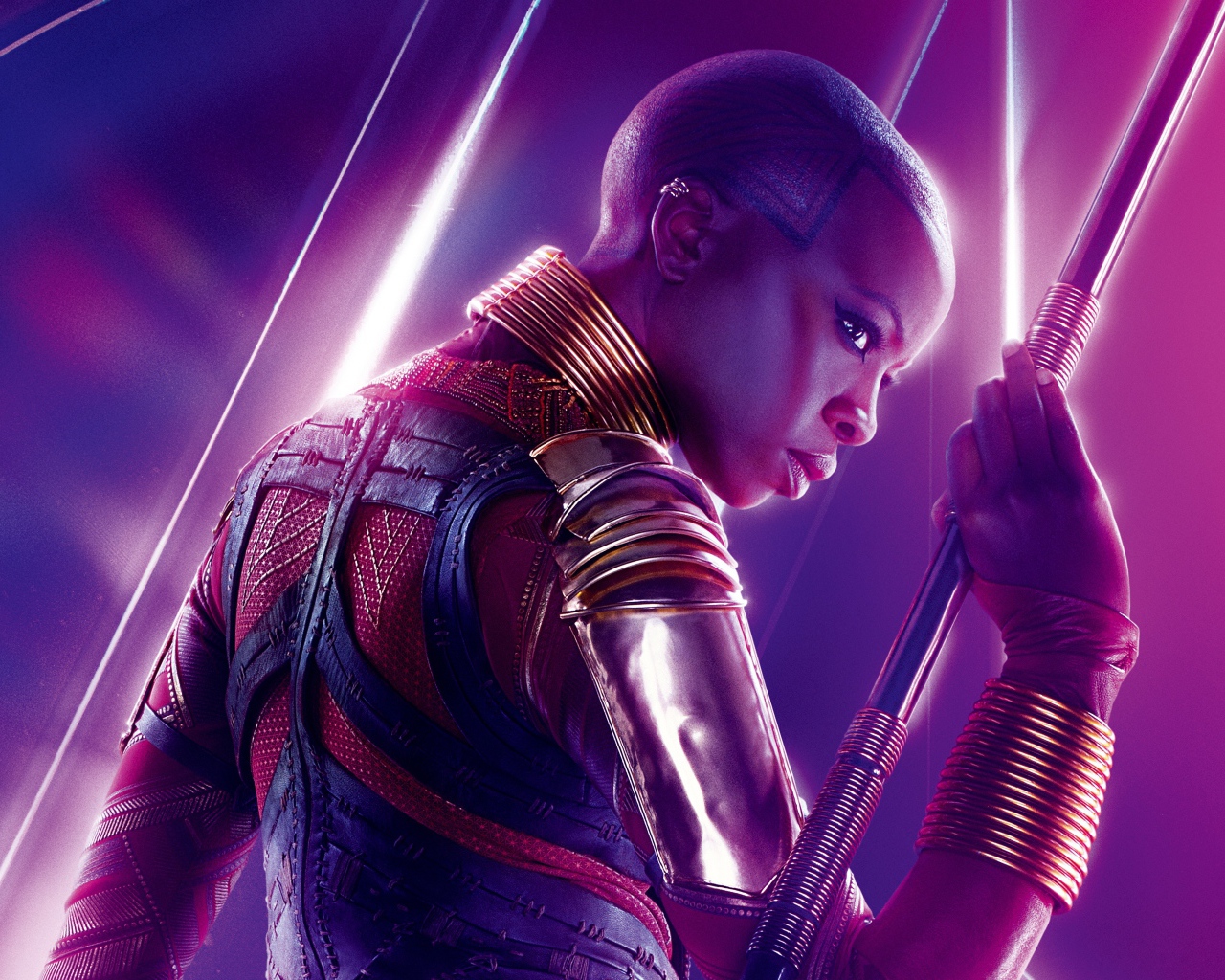 Персонаж Okoye фильм Мстители: Война бесконечности , 2018