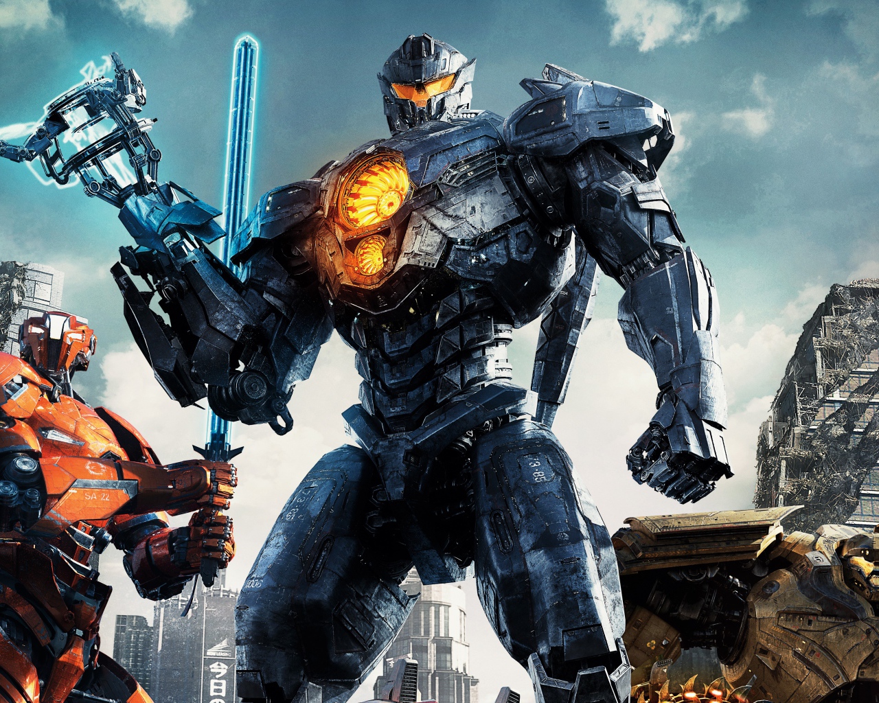 Персонажи фантастического фильма Тихоокеанский рубеж 2, 2018