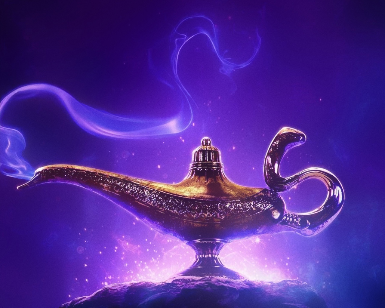 Постер фильма фэнтези Аладдин, 2019