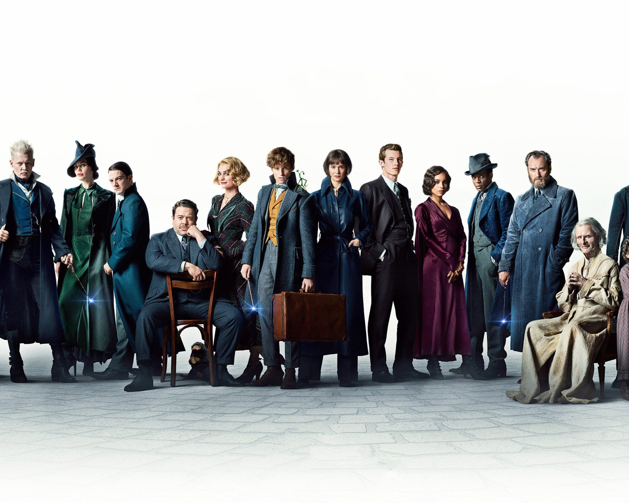 Heroes of the movie Fantastic Beasts: Crimes of Green de Wald