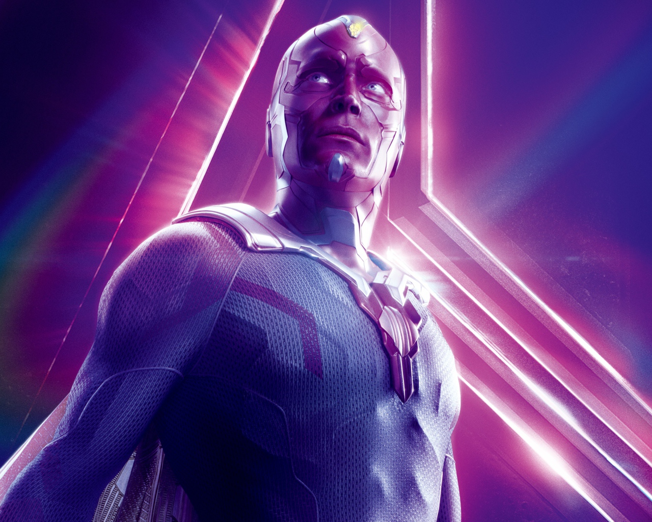 Вижен персонаж фильма Мстители: Война бесконечности