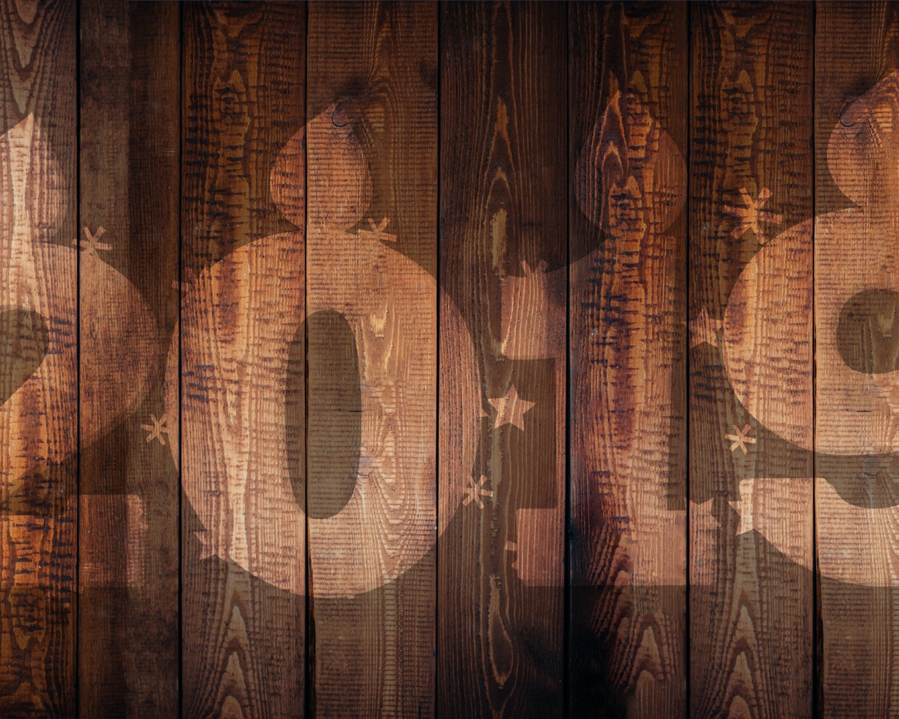 С Новым 2019 годом, цифры на деревянном фоне