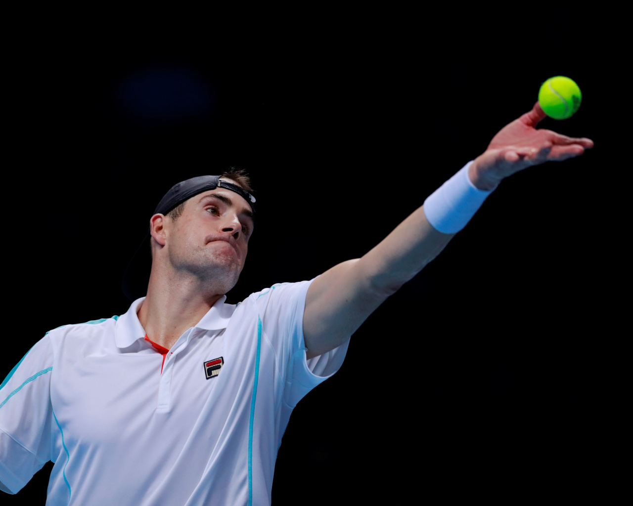 Американский профессиональный теннисист Джон Изнер