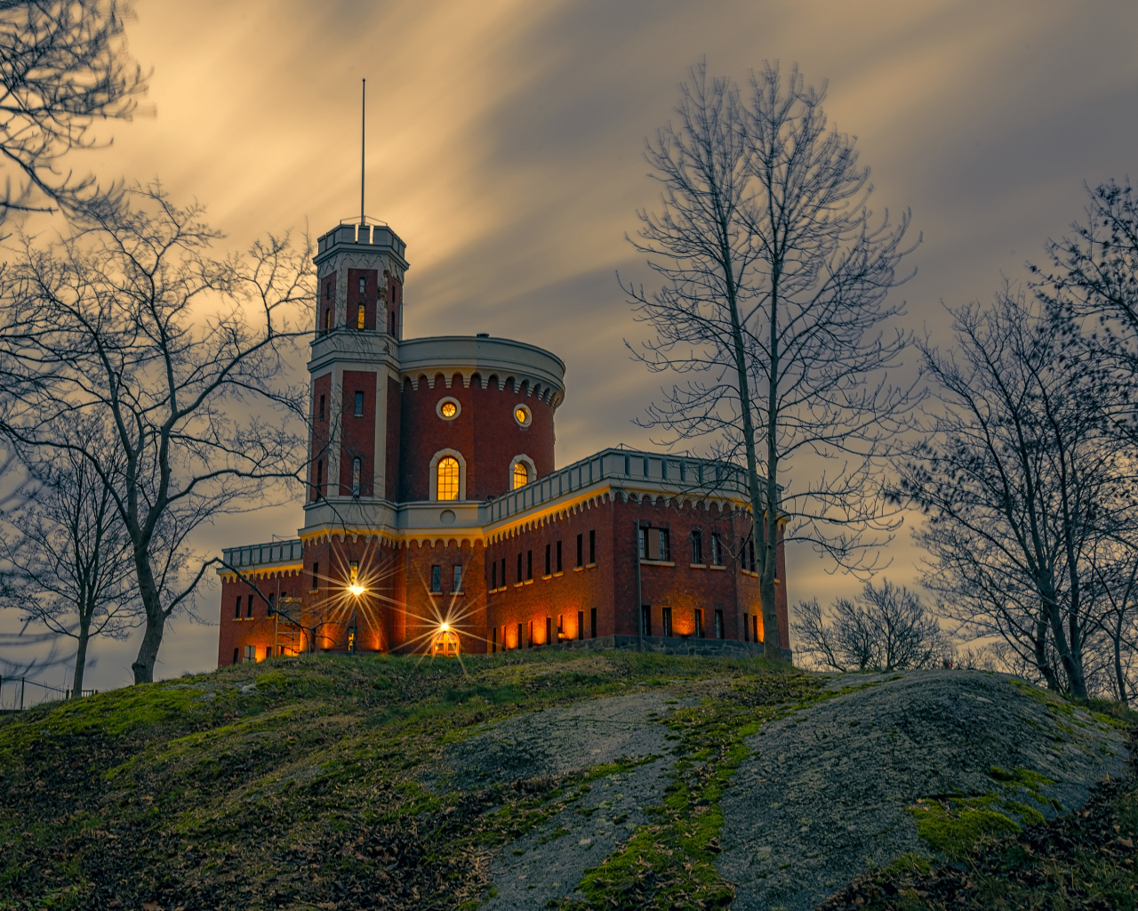Fortress Castellet on the hill, Stockholm. Sweden