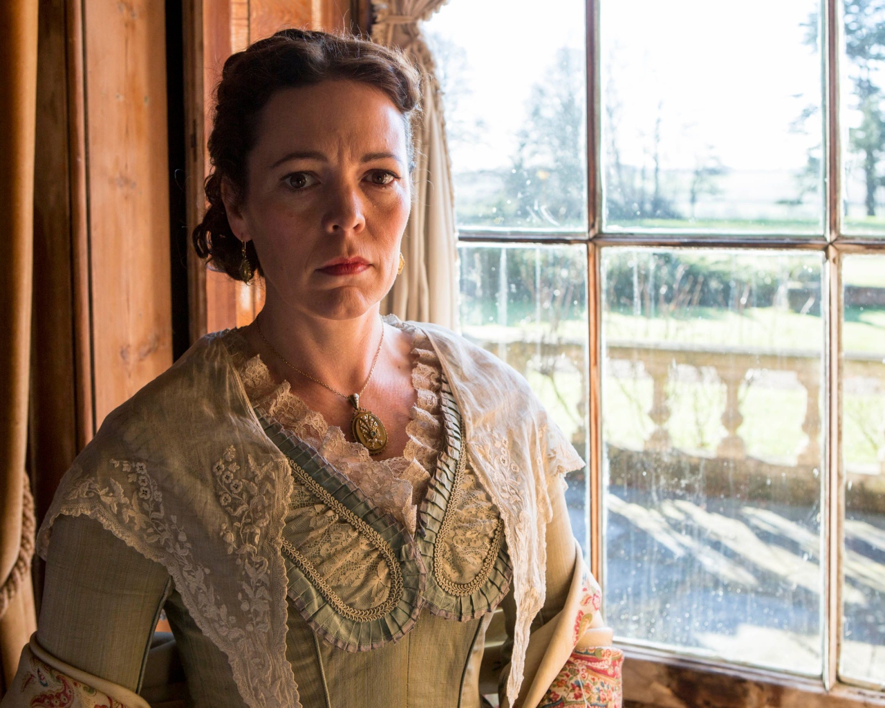 Британская актриса Оливия Колман  в роли