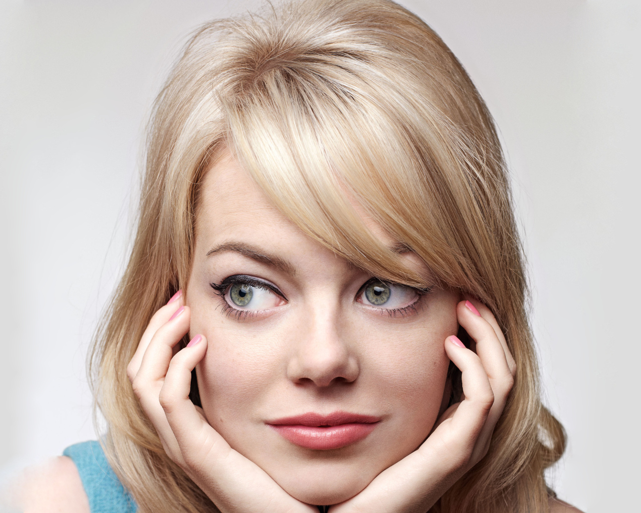 Зеленоглазая блондинка актриса Эмма Стоун