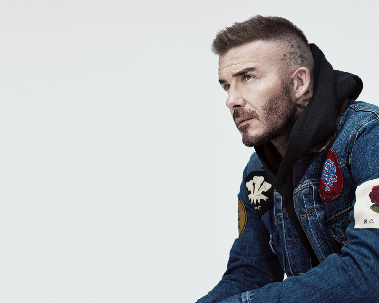 Красивый мужчина, футболист, модель Дэвид Бекхэм