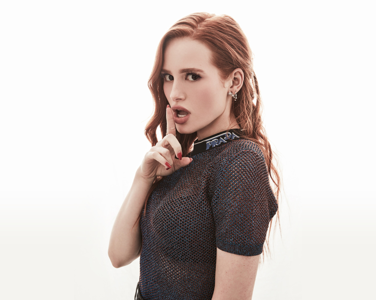 Рыжеволосая американская актриса Мэделин Петш