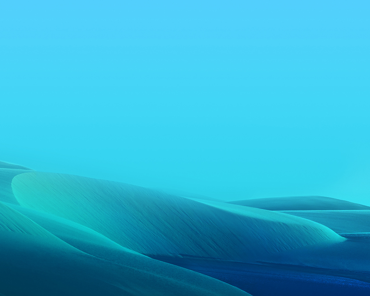 Абстрактные ландшафты на голубом фоне