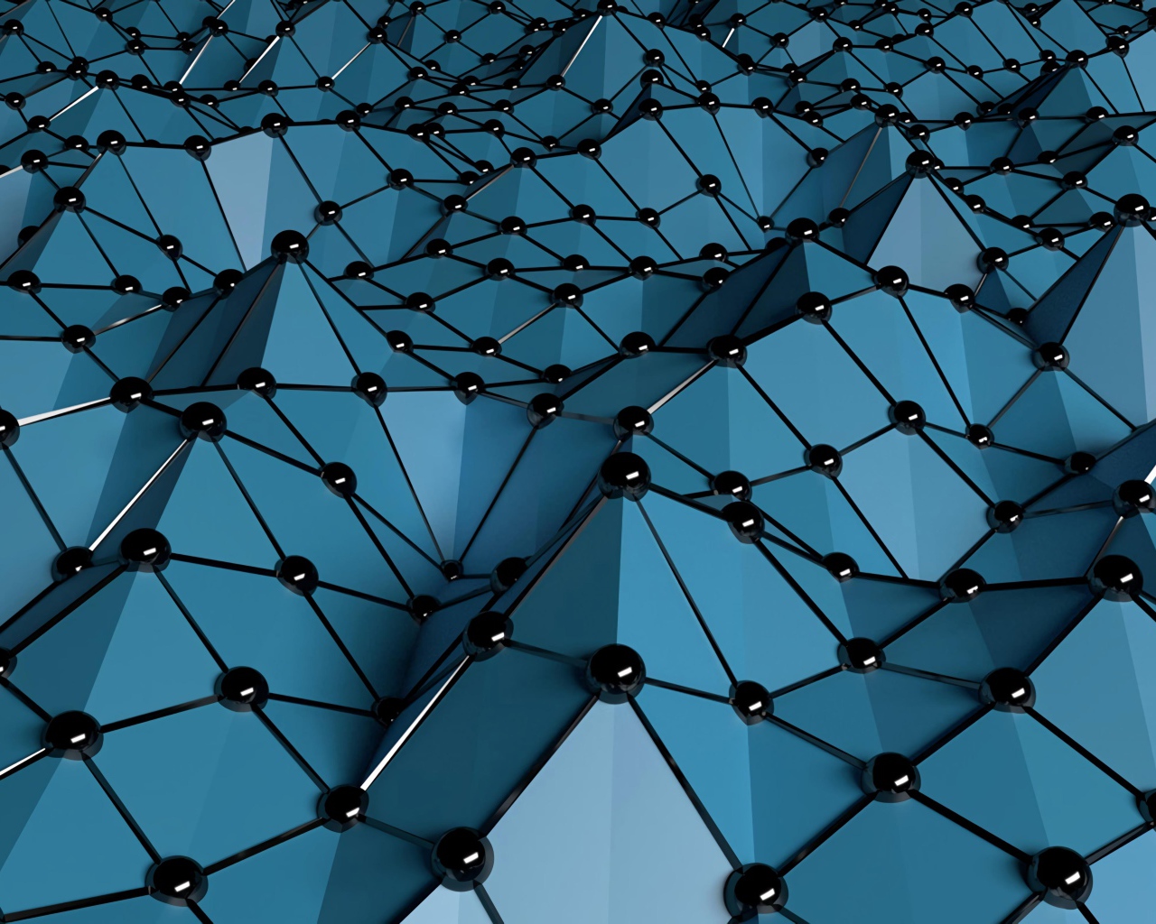 Серые геометрические фигуры с черными точками 3д графика