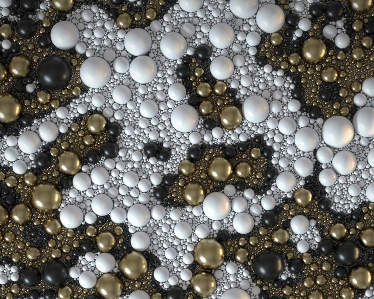 Абстрактные разноцветные пузыри 