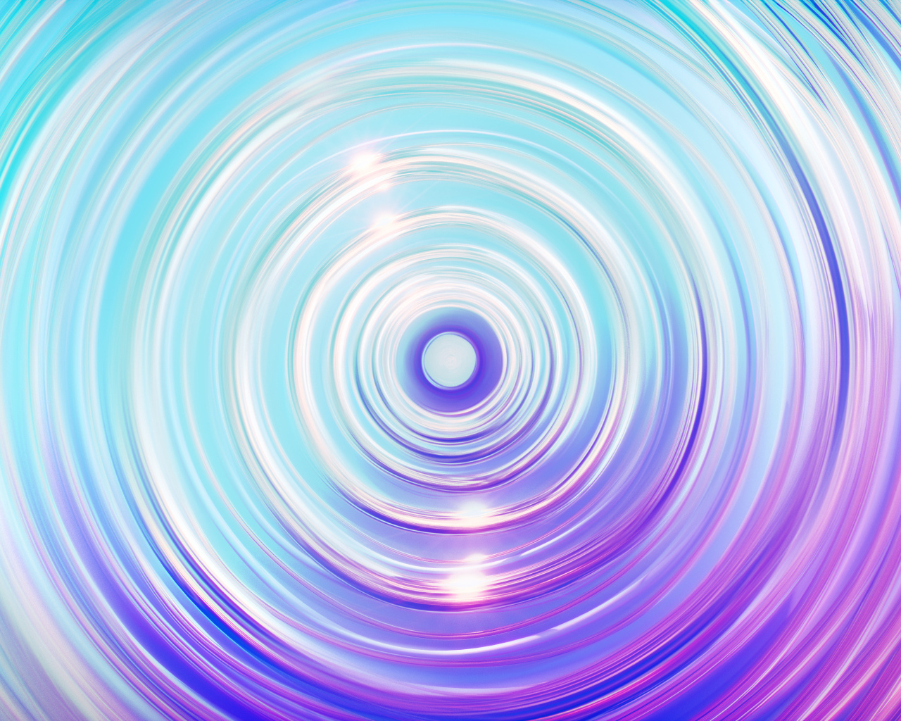 Абстрактные неоновые волны в воронке