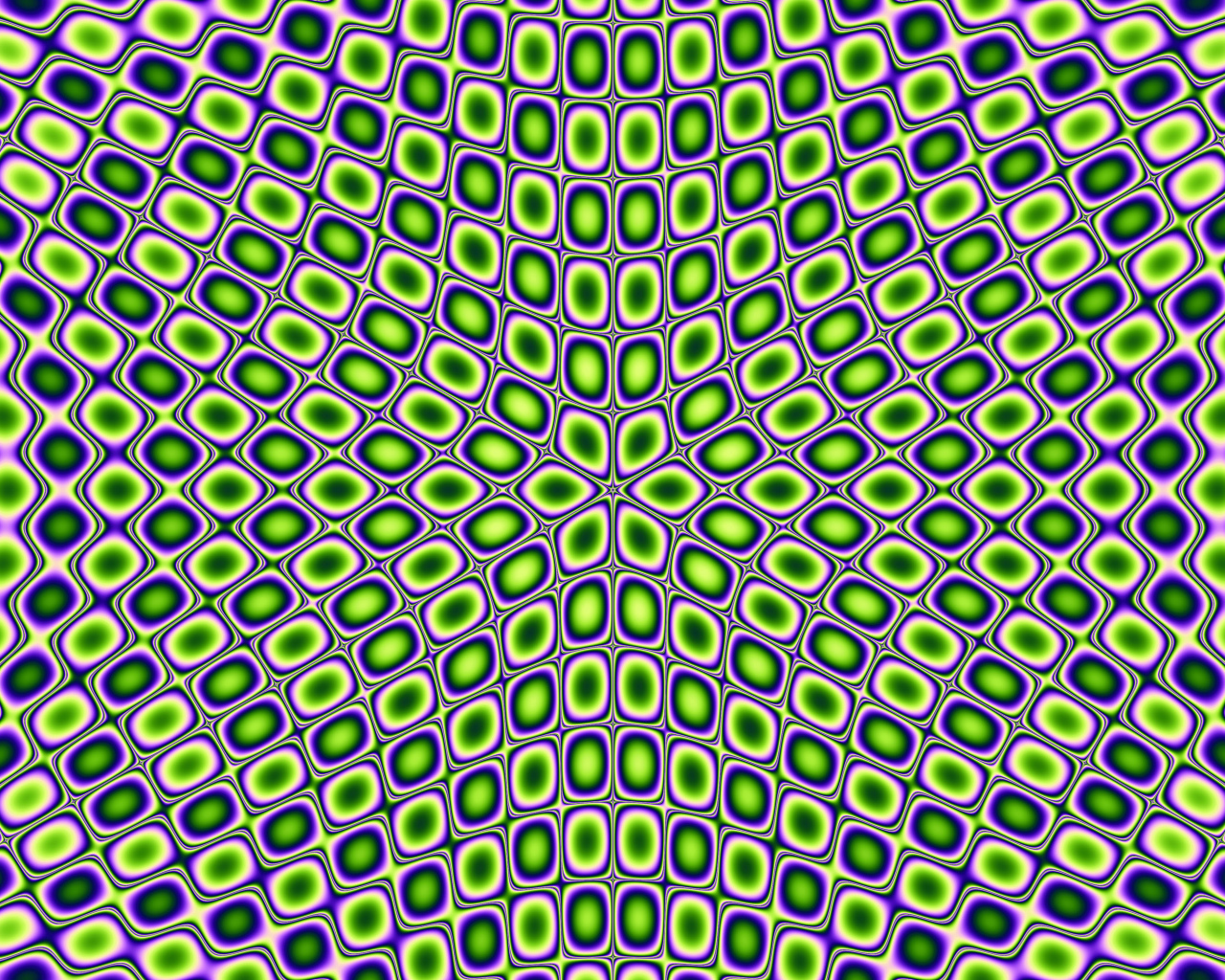 Красивый узор с оптической иллюзией 