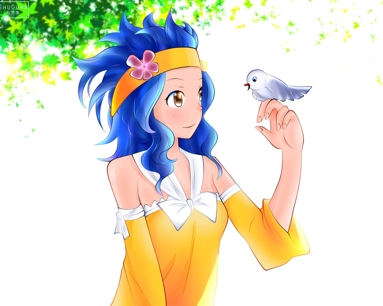 Персонаж Levy McGarden аниме Хвост Феи