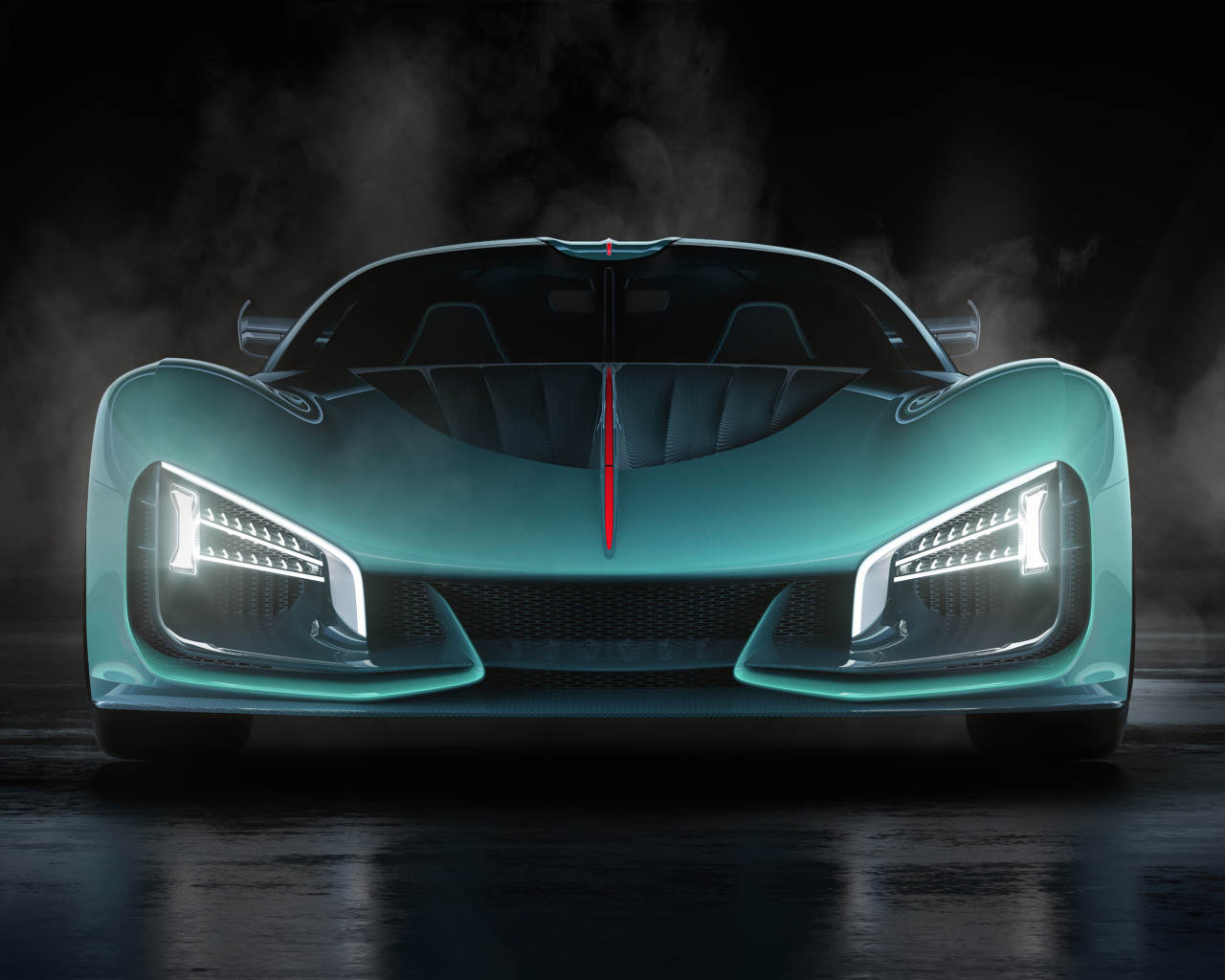 Быстрый автомобиль Hongqi S9 2020 года вид спереди