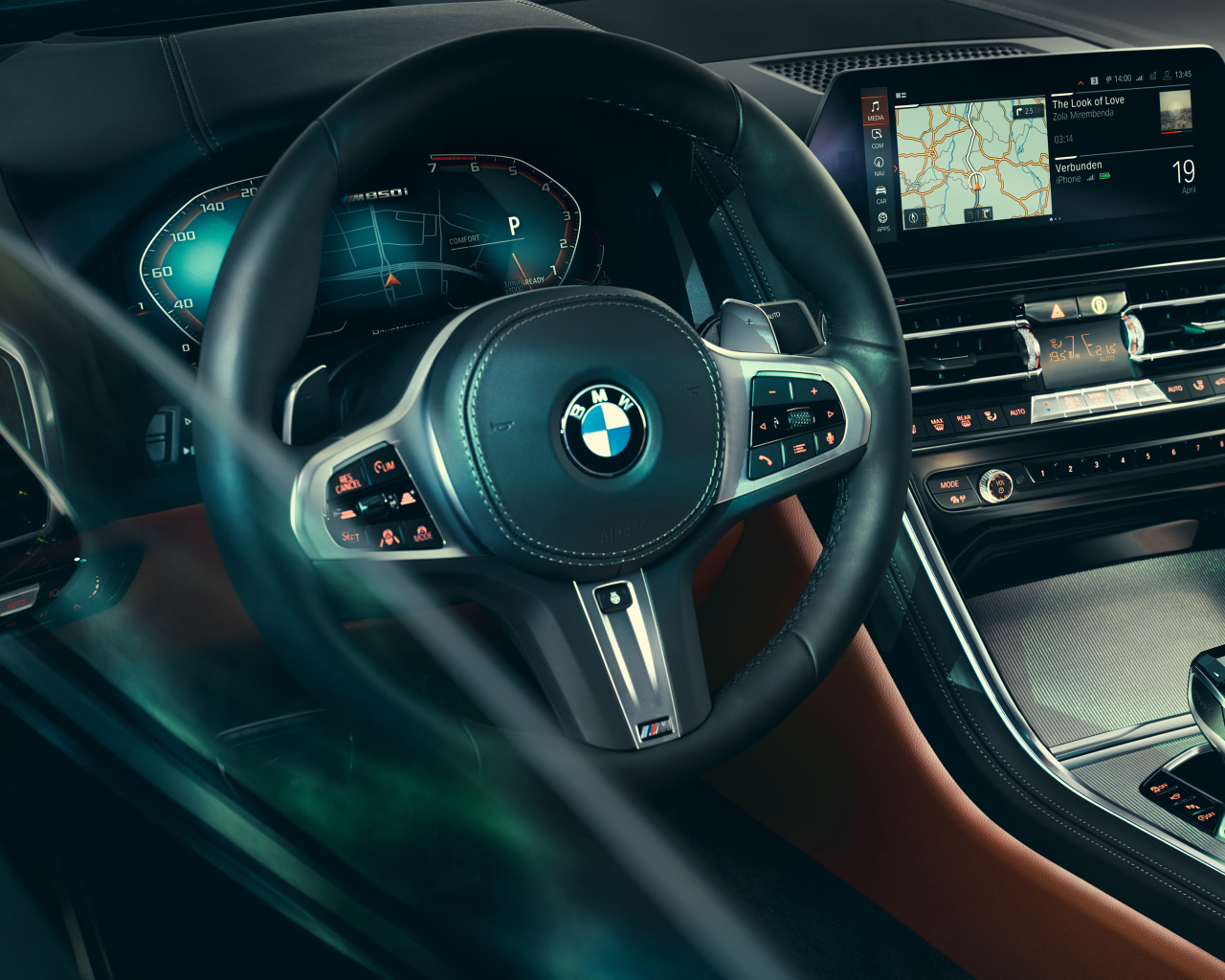 Кожаный автомобиль BMW 8 Series, 2019 года 