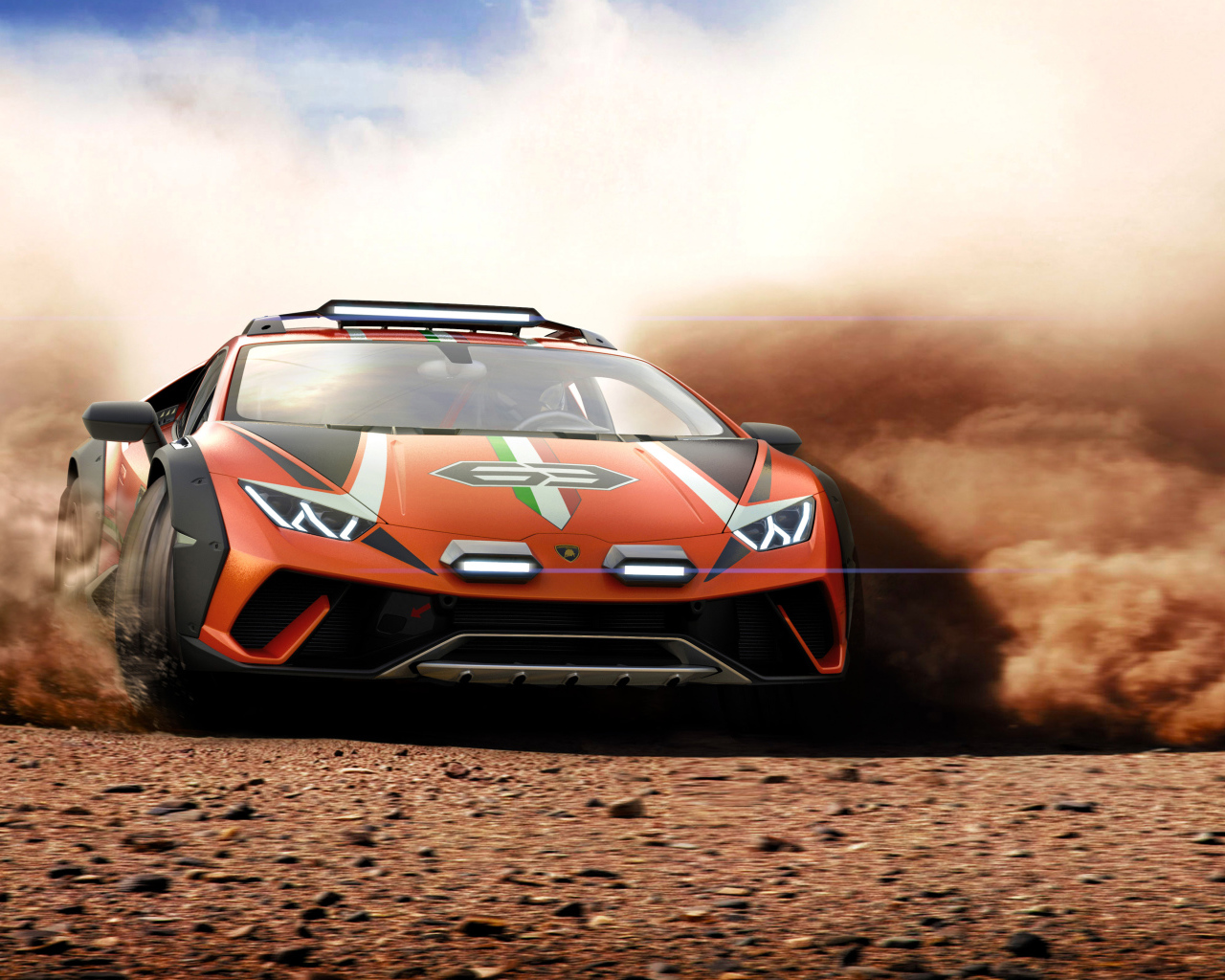 Гоночный автомобиль Lamborghini Huracan Sterrato, 2019 года