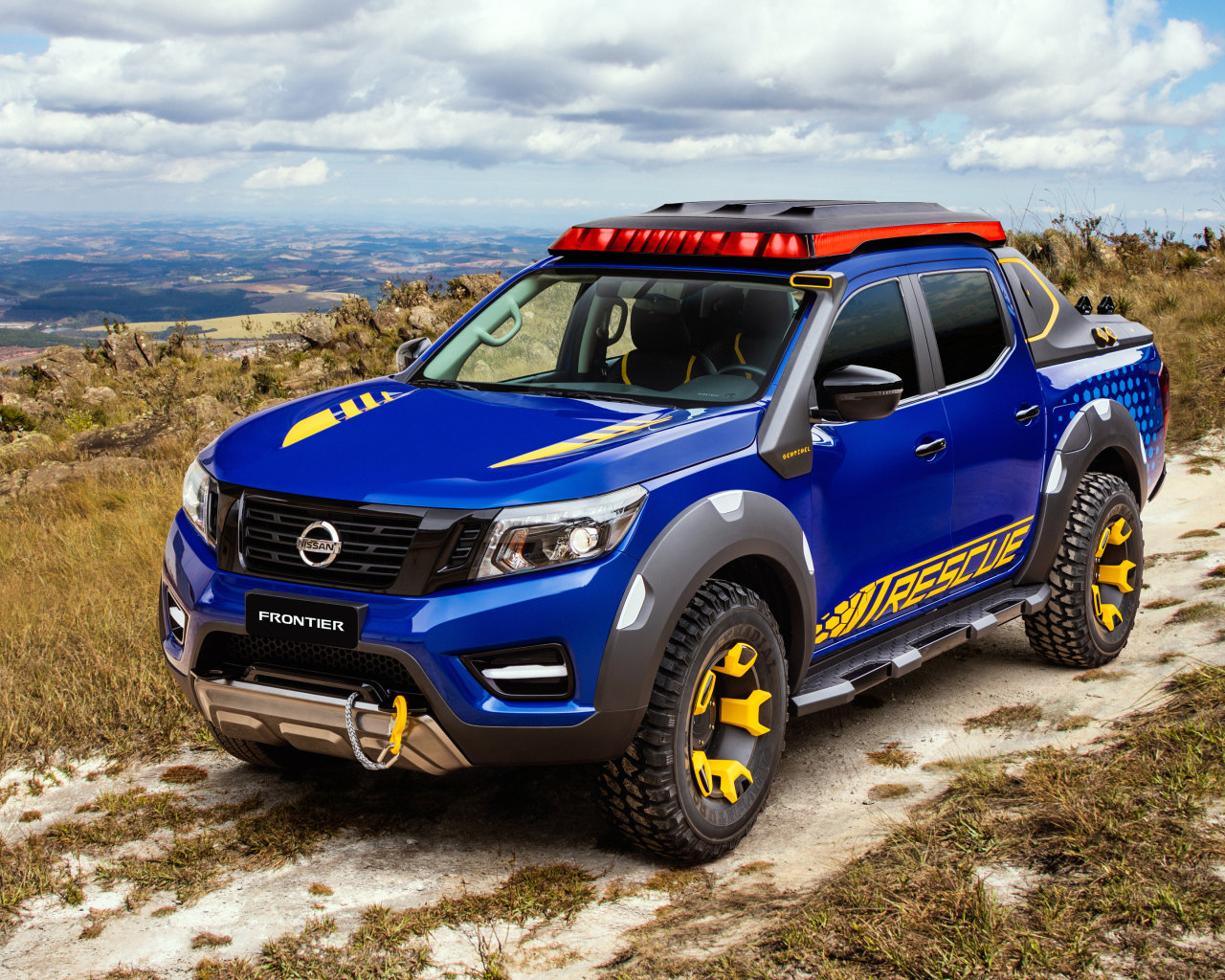 SUV 2018 Nissan Frontier Sentinel against the sky
