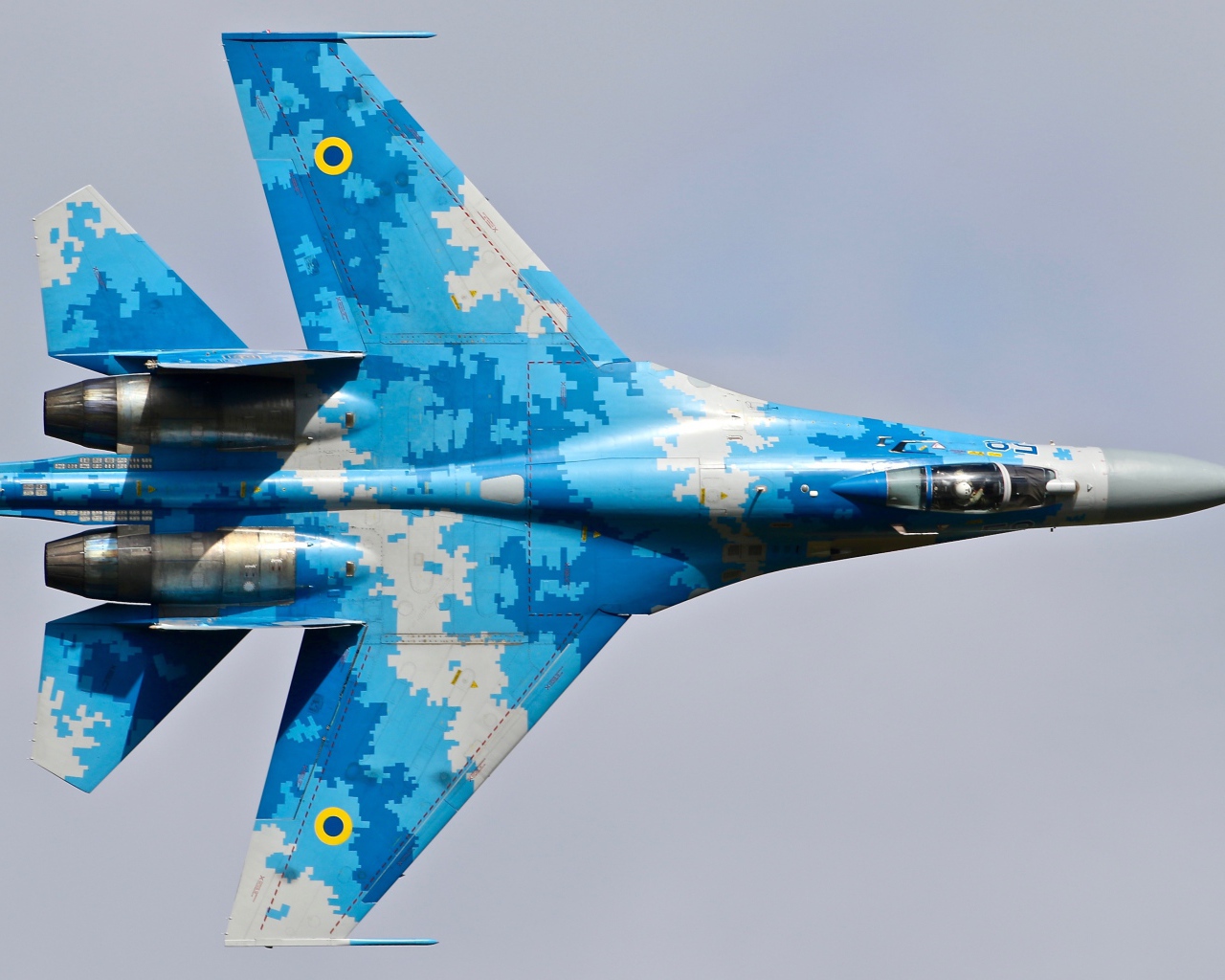 Реактивный Истребитель  Су-27 сухой