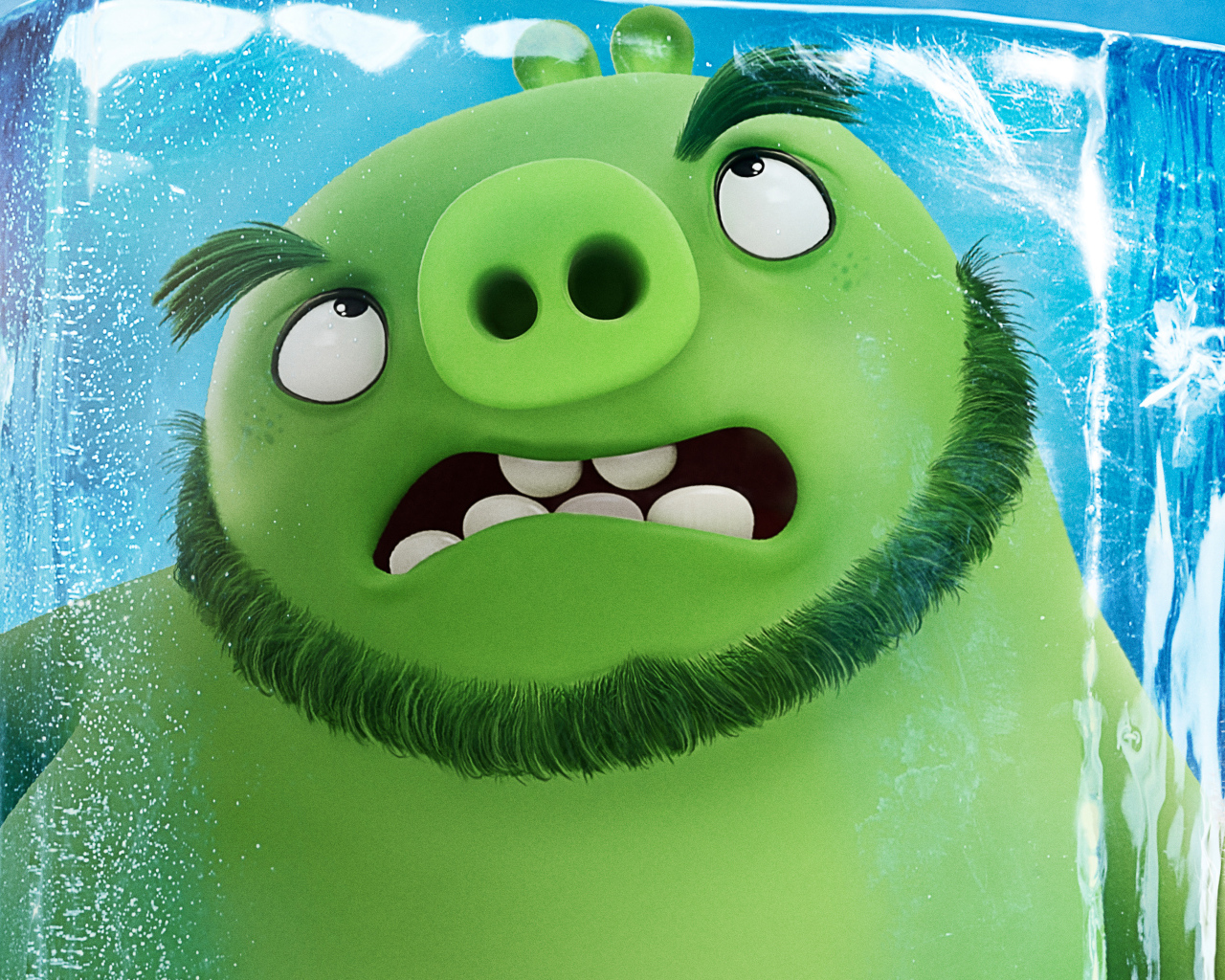 Персонаж Леонард мультфильм Angry Birds в кино 2, 2019 года