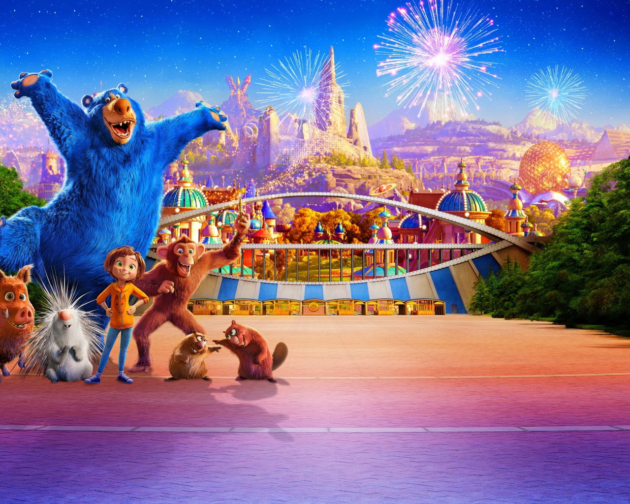 Постер нового мультфильма Волшебный парк Джун, 2019