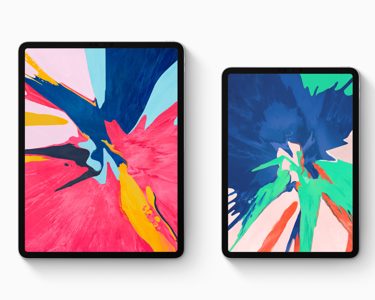 Новый Apple iPad Pro 11 на белом фоне