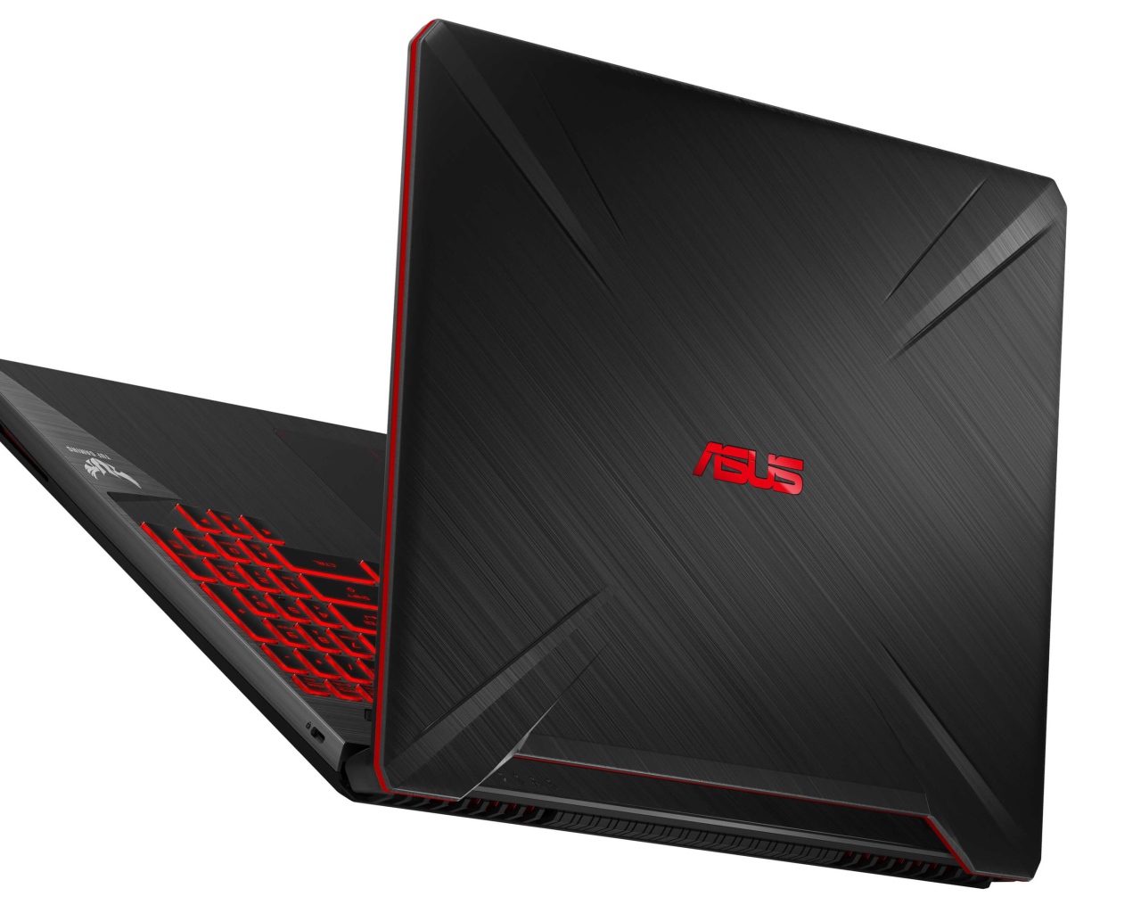 Новый игровой ноутбук ASUS TUF Gaming FX505DY & FX705DY на сером фоне