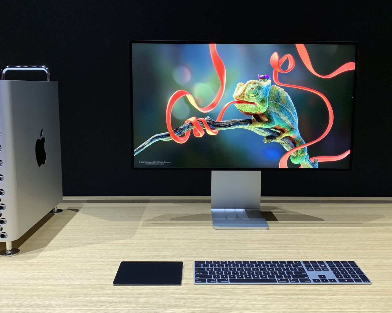 Apple Pro Display XDR, 2019 on the table