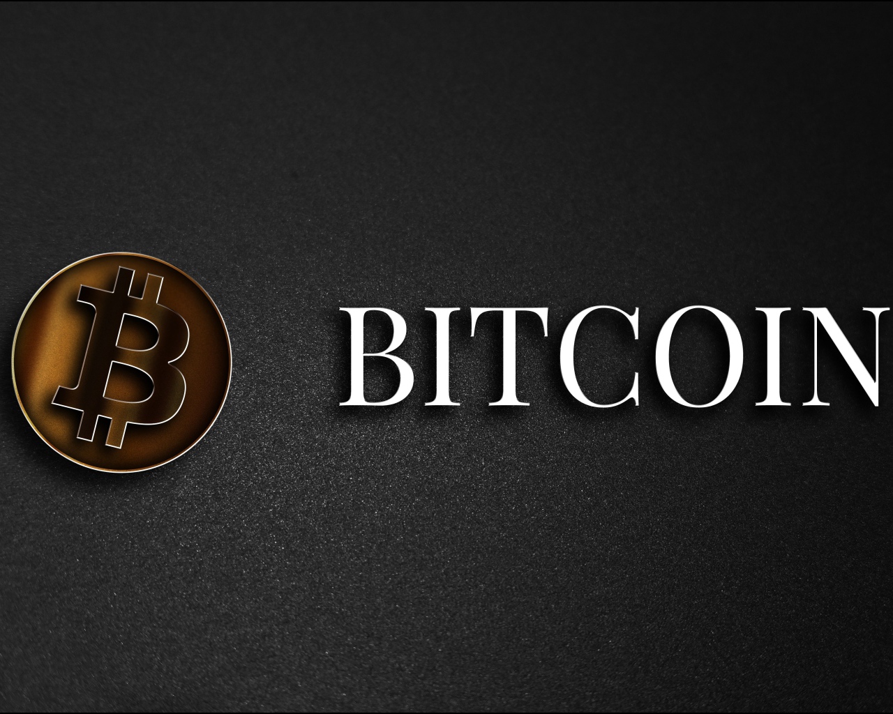 Inscription Bitcoin on a gray background