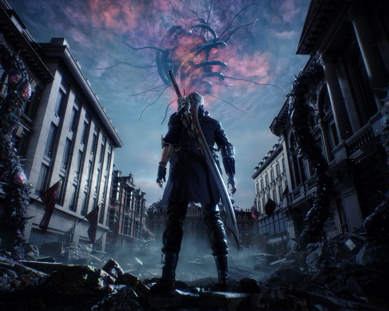 Персонаж новой компьютерной игры Devil May Cry 5, 2019 года